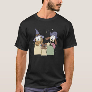Camiseta Amigos de Garfield en Halloween listos para Truco