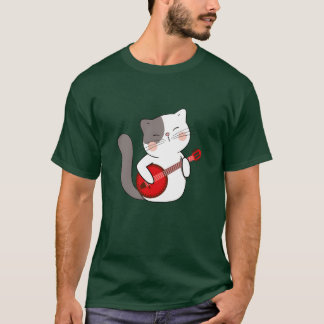 Camiseta Amigos de gato banjo
