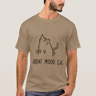 Camiseta Amigos de gato lindos estado de ánimo actual