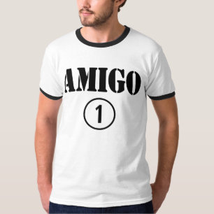 Camiseta Amigos de habla hispana: Uno de Numero del amigo