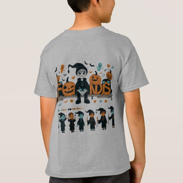 Camiseta amigos de halloween (Reverso)