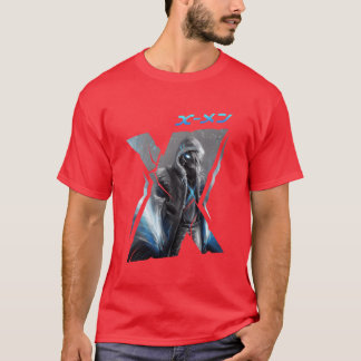 Camiseta Amigos de héroes de anime con poder brillante