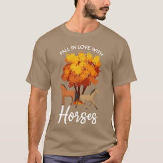 Camiseta Amigos de Horse Lover Womens Fall Season
