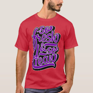 Camiseta Amigos de impresión de Hip Hop tan frescos y limpi