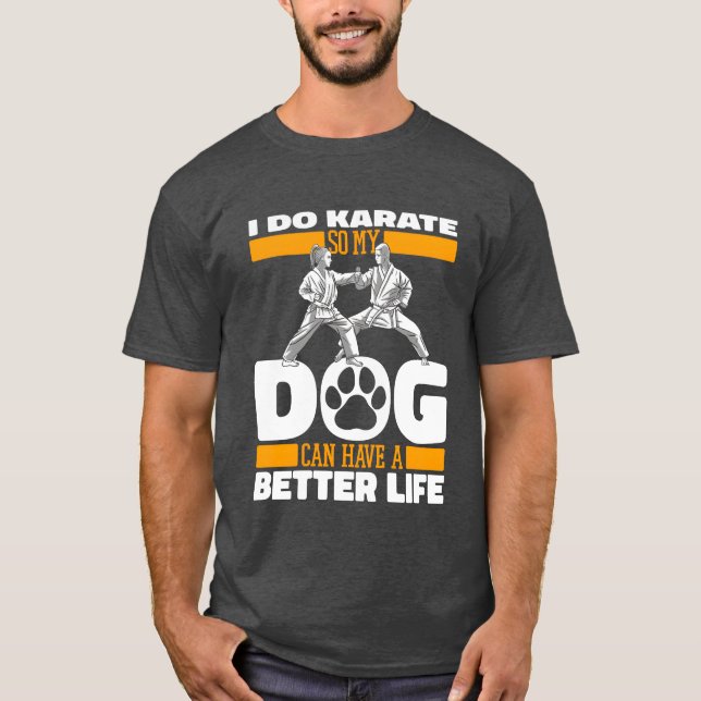 Camiseta Amigos de Karate Dog (Anverso)