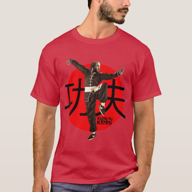 Camiseta Amigos de Kung Fu Kenny Kendrick Lamar (Anverso)