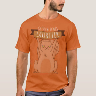 Camiseta Amigos de la ardilla del animal frondoso peligroso