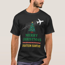 Camiseta Amigos de la aviación - Piloto de Navidades de avi