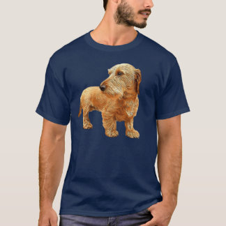 Camiseta Amigos de la belleza pelirroja de pelo duro Dachsh