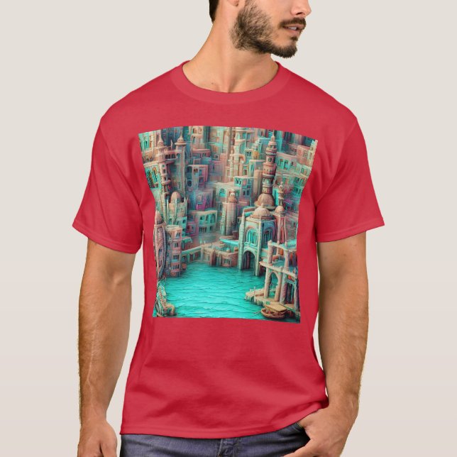 Camiseta Amigos de la ciudad acuática (Anverso)