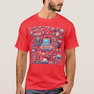 Camiseta amigos de la cultura pop de los 90