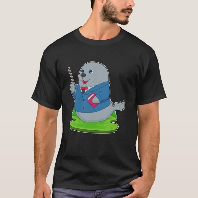 Camiseta Amigos de la escuela de libros de Sealeacher (Anverso)