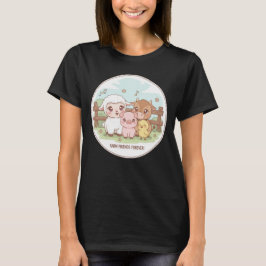 Camiseta Amigos de la granja para siempre - lindos y acoged