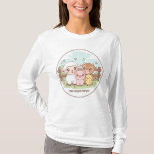 Camiseta Amigos de la granja para siempre - lindos y acoged