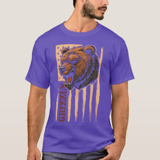 Camiseta Amigos de la hibernación del oso grizzly del anima