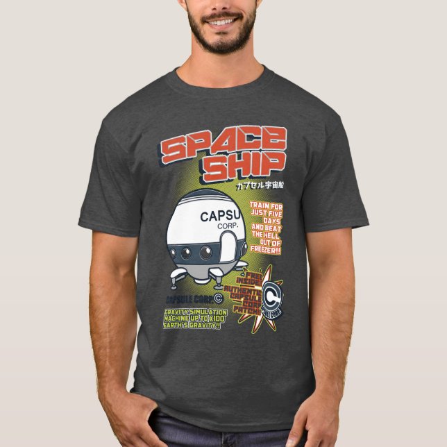 Camiseta Amigos de la nave espacial (Anverso)