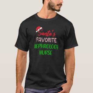 Camiseta Amigos de la nefrología favorita Enfermeras navida