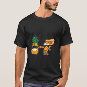 Camiseta Amigos de la pizza hawaiana para siempre comida Gu