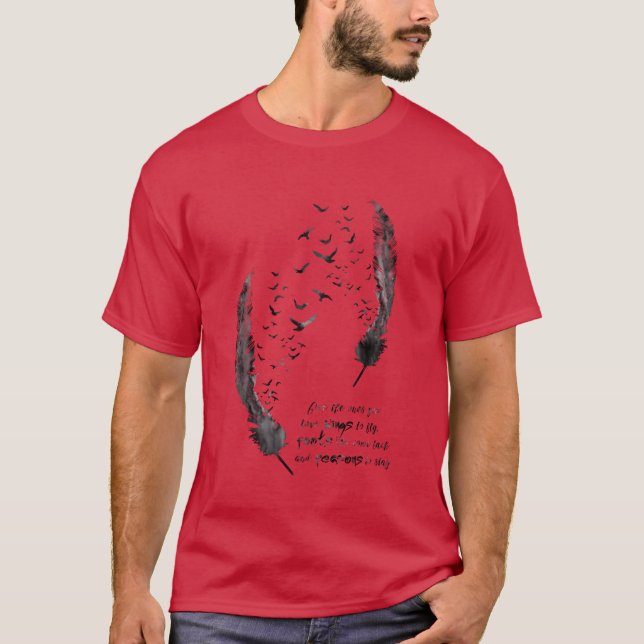 Camiseta Amigos de la pluma de aves (Anverso)