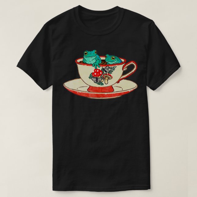 Camiseta Amigos de la rata en una taza de té (Diseño del anverso)