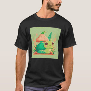 Camiseta Amigos de la Shell del Ilustracion de Rana Cute Ra
