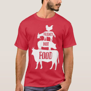 Camiseta Amigos de la vegetación no comida Mundo Vegetación