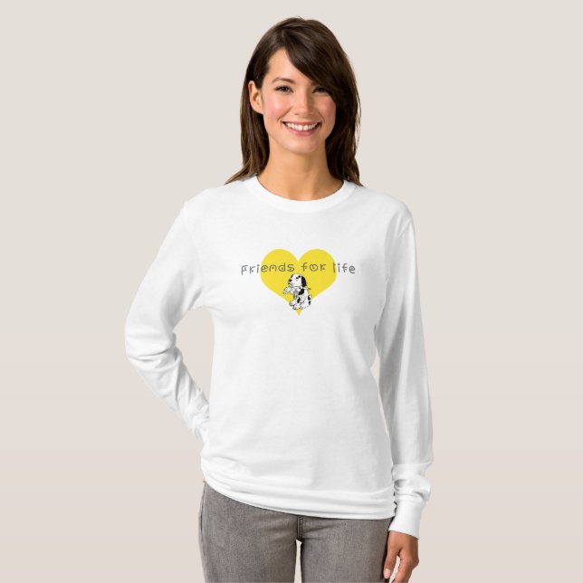 Camiseta Amigos de la vida (Anverso completo)