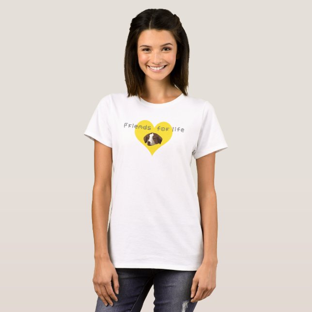 Camiseta Amigos de la vida (Anverso completo)