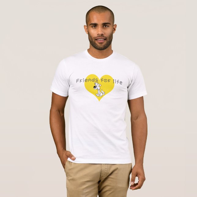 Camiseta Amigos de la vida (Anverso completo)