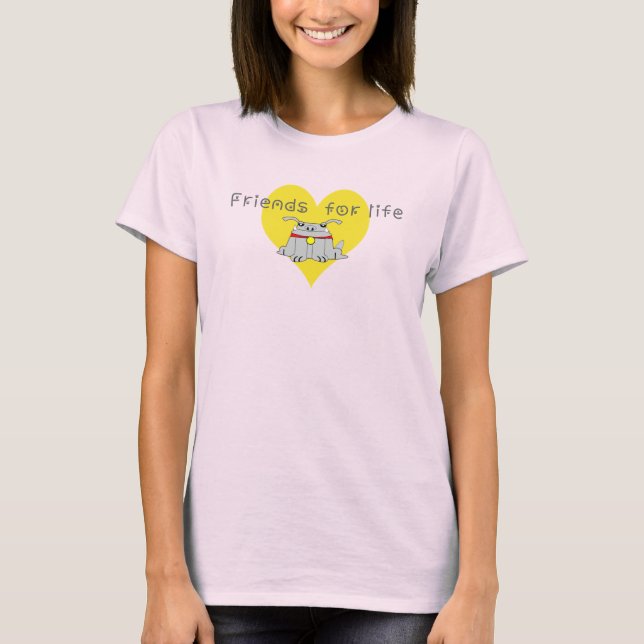 Camiseta Amigos de la vida (Anverso)