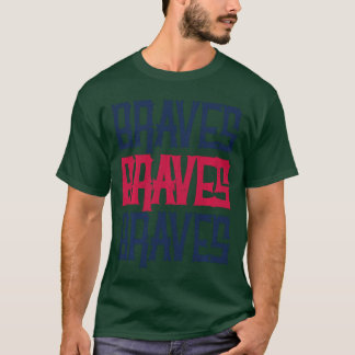 Camiseta Amigos de las Braves Retrohree Stripe Weathered vi