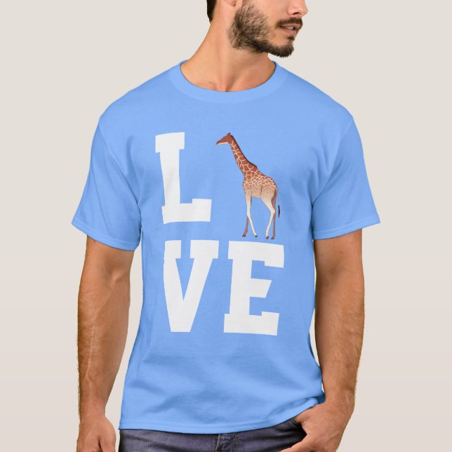 Camiseta Amigos de las jirafas amor (Anverso)