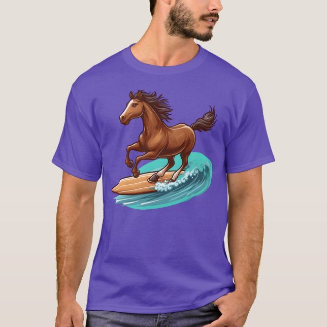 Camiseta Amigos de los caballos de surf (Anverso)