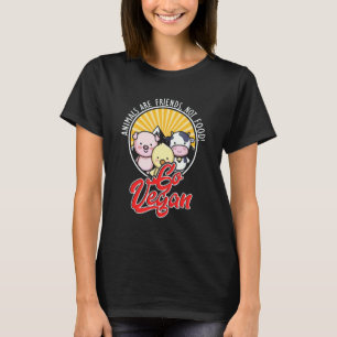 Camiseta Amigos de los Derechos de los Animales Comida Sin