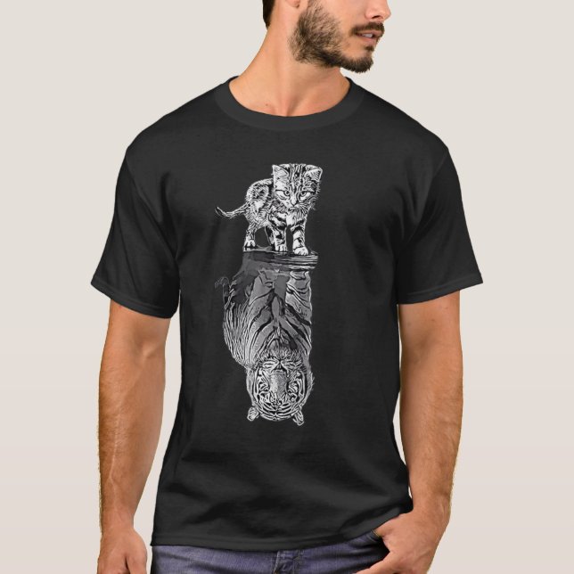 Camiseta Amigos de los tigres reflexionantes 3 mujeres (Anverso)