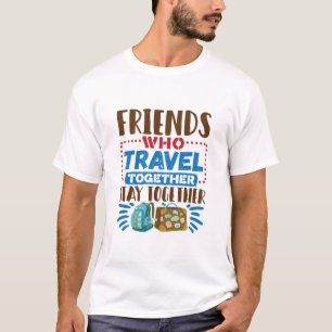 Camiseta Amigos de los Viajeros que viajan juntos