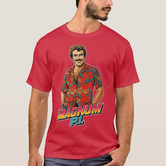 Camiseta amigos de Magnum PI (Anverso)