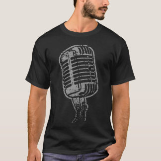 Camiseta amigos de micrófono de hip hop
