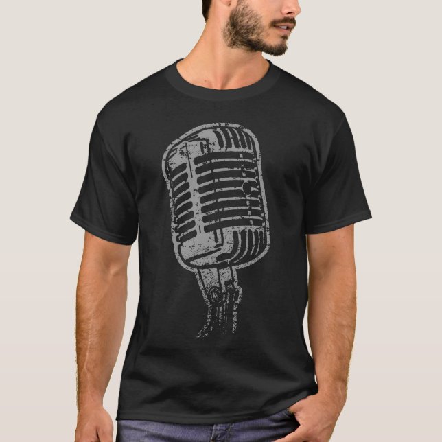 Camiseta amigos de micrófono de hip hop (Anverso)