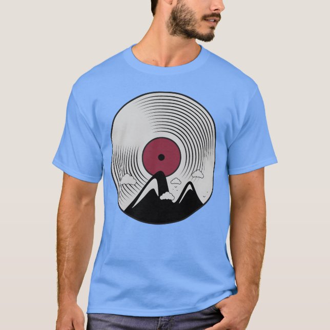 Camiseta amigos de montain de la música vintage (Anverso)