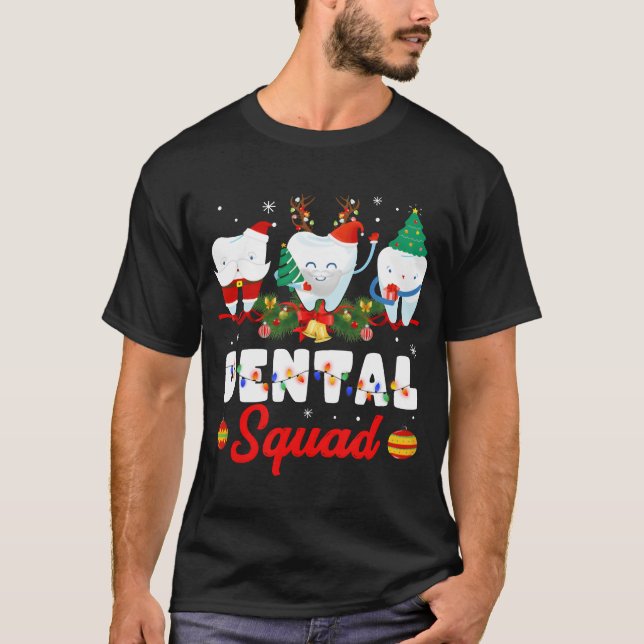 Camiseta Amigos de Navidades de Dentista (Anverso)