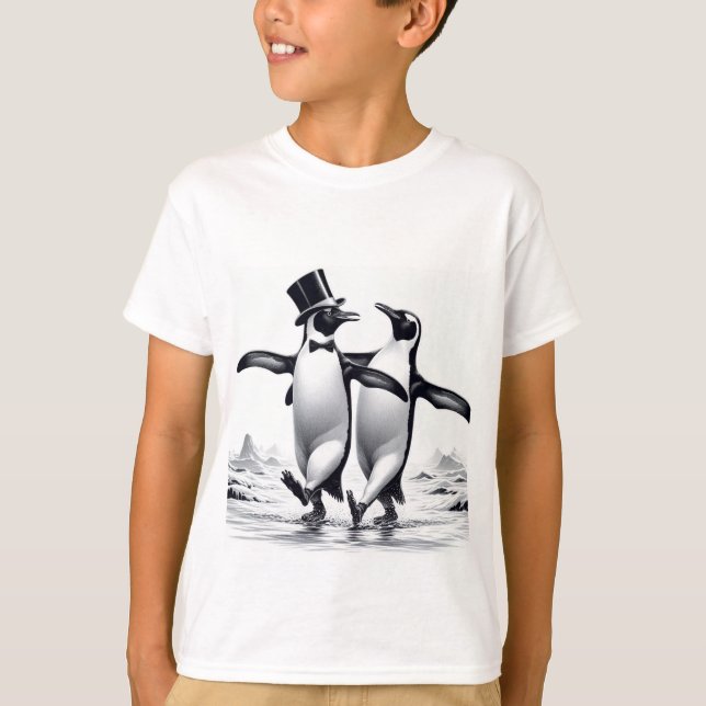 Camiseta Amigos de Penguin (Anverso)