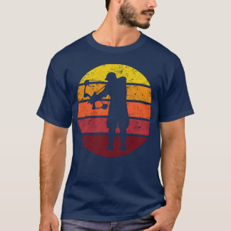Camiseta Amigos de pesca con arco vintage