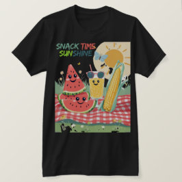 Camiseta Amigos de picnic – Equipo de snacks de verano