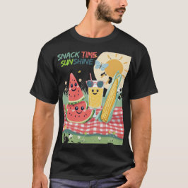 Camiseta Amigos de picnic – Equipo de snacks de verano