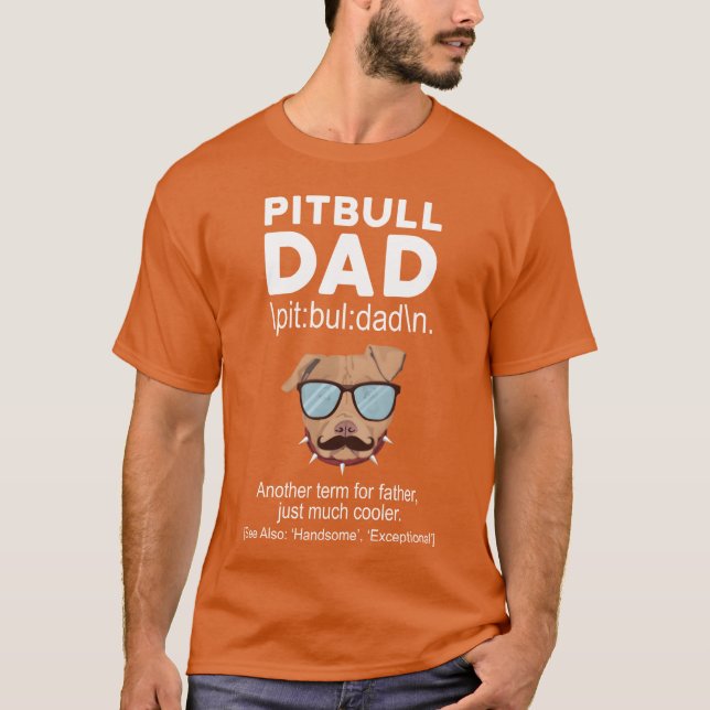 Camiseta Amigos de Pitbull Padre (Anverso)