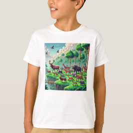 Camiseta Amigos de Pixel: Protección forestal (animales) #2