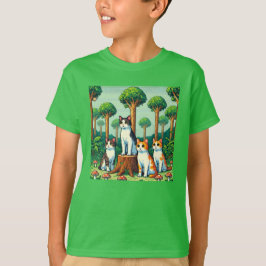 Camiseta Amigos de Pixel: Protección forestal (gatos) #13