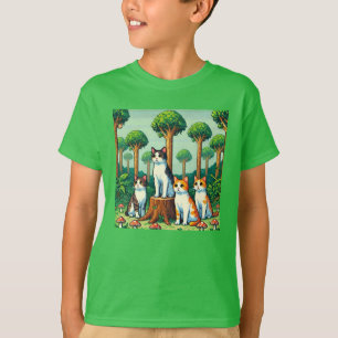 Camiseta Amigos de Pixel: Protección forestal (gatos) #13