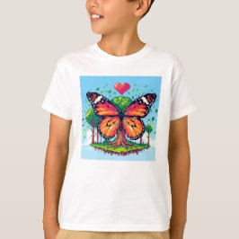 Camiseta Amigos de Pixel: Protección forestal (mariposa) #0